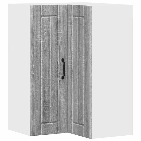 vidaXL Кухненски шкаф Lucca Сива сонома 57 x 57 x 80 см