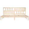vidaXL Рамка за легло без матрак, 180x200 см, масивна чамова дървесина