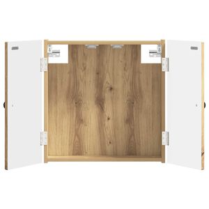 vidaXL Кабинет за дартборд BREDA Дъб артизан 52,5 x 10,5 x 53,5 см