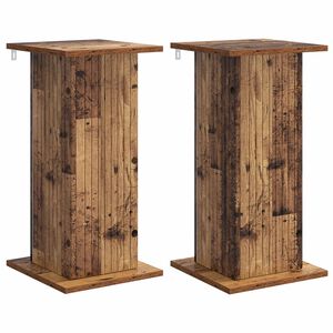 vidaXL Стойка за растения 2 pcs Старо дърво 30,5 x 30 x 60,5 см