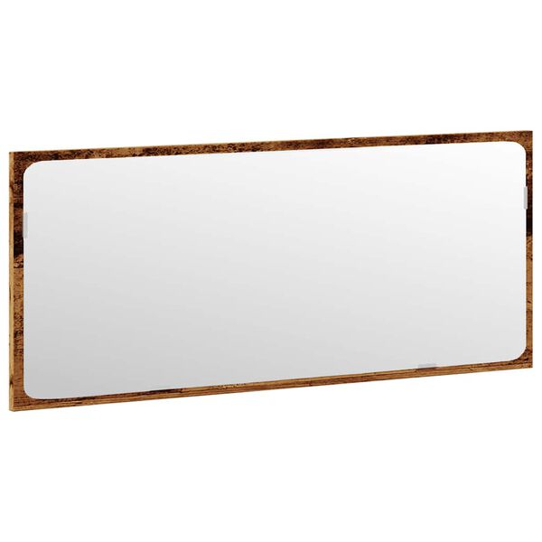 vidaXL Комплект мебели за баня от 4 части старо дърво инженерно дърво