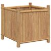 vidaXL Саксия 50x50x50 см бамбук
