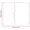 vidaXL Платно с детайли Прозрачен 10 x 12 m Полиетилен