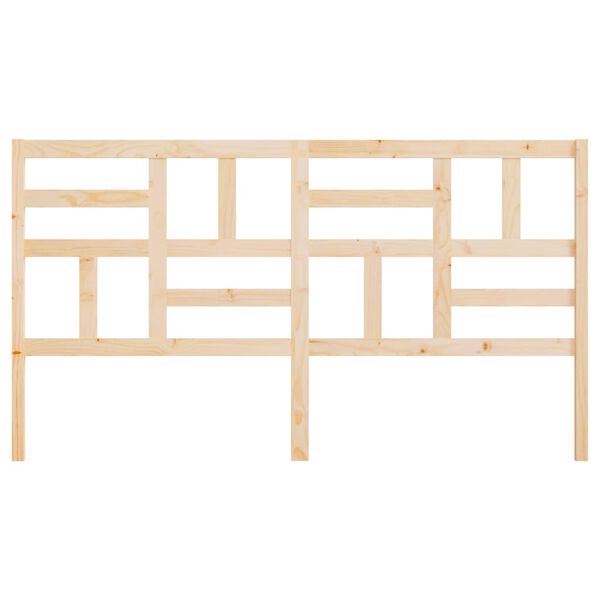 vidaXL Горна табла за легло, 206x4x104 см, бор масив