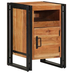 vidaXL Нощно шкафче 40x40x59 см, масивна акация