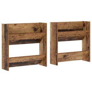 vidaXL Шкаф за обувки 2 бр. 60 x 18 x 60 см Инженерна дървесина