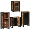 vidaXL Комплект мебели за баня 4 бр. Многоцветен 55 x 35 x 60 см