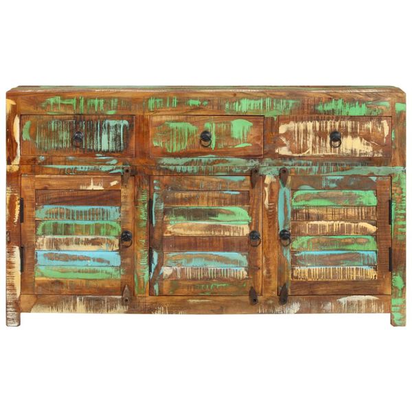 vidaXL Сайдборд, 110x30x65 см, регенерирано дърво масив