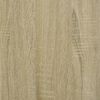 vidaXL Бюро с рафтове, сонома дъб, 102x45x148 см, инженерно дърво