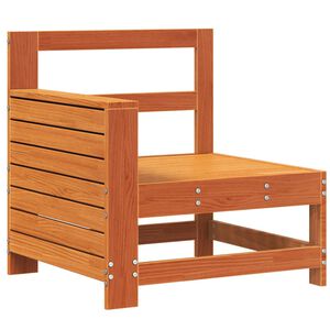 vidaXL Градински диван восъчнокафяв 69x62x70,5 см борово дърво масив