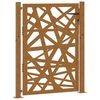 vidaXL Градинска порта 100x125 см, устойчива на атмосферни влияния стомана, лек дизайн