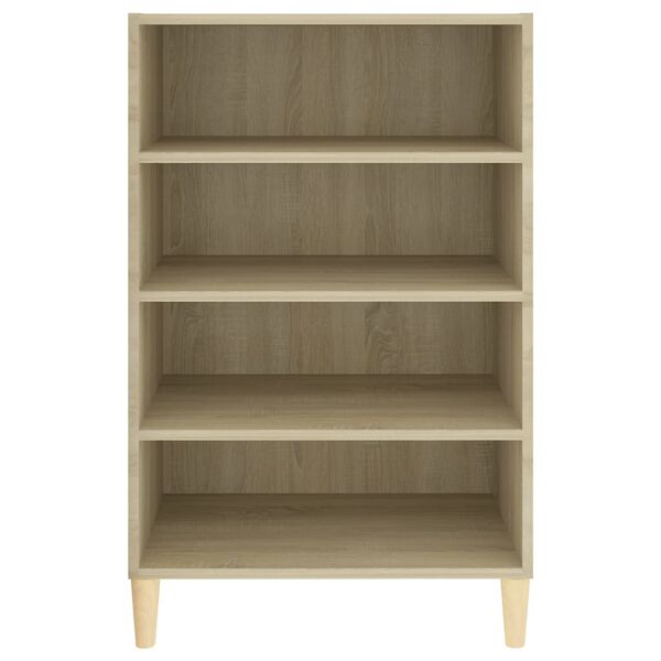 vidaXL Бюфет, дъб сонома, 57x35x90 см, инженерно дърво