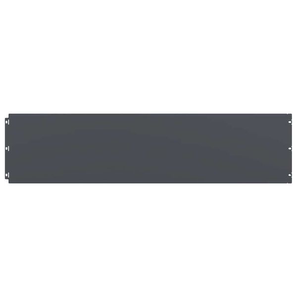 vidaXL Подравняване на тревни площи 20 бр. антрацит 25x103 см