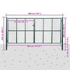 vidaXL Градинска мрежеста порта 400x200 см