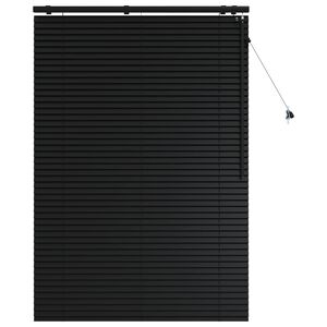 vidaXL Венецианска щора Черно 115 x 160 см 35 mm