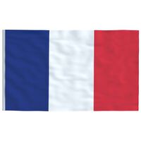 vidaXL Флаг на Франция, 90x150 см