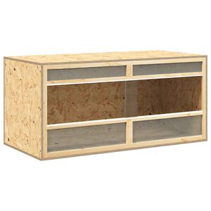 vidaXL Терариум, инженерно дърво, 100x47x47 см