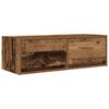 vidaXL ТВ шкаф Старо дърво 80x31x25,5 cm Инженерна дървесина