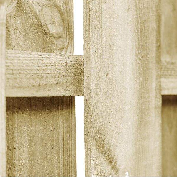 vidaXL Градинска порта, импрегниран бор, 100х75 см