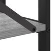 vidaXL Рафт за книги Сив сонома 40 x 30 x 85 см Инженерно дърво