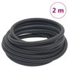 vidaXL Хибриден маркуч за въздух черен 0,6" 2 м гума и PVC