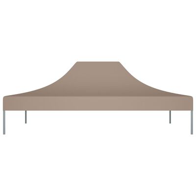 vidaXL Покривало за парти шатра, 4x3 м, таупе, 270 г/м²