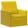 vidaXL Единичен диван Жълто 70 x 81 x 82 см Кадифе