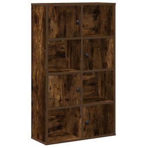 vidaXL Библиотека, опушен дъб, 60x24x101,5 см, инженерно дърво