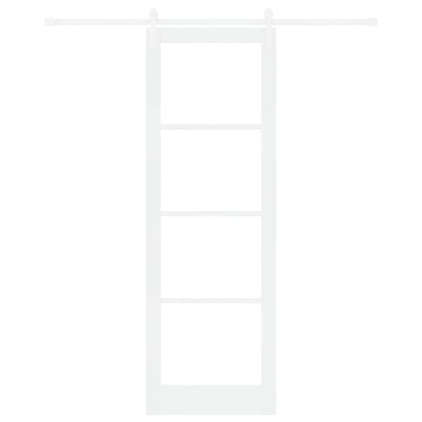 vidaXL Преплъзваща се врата ORKDAL Бяло 78 x 232 см