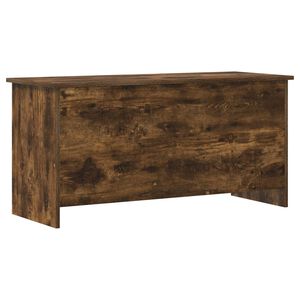 vidaXL Складов сандък Опушен дъб 100 x 40 x 50 cm Инженерна дървесина