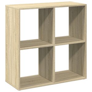 vidaXL Разделител за стая / библиотека, сонома дъб, 69,5x29x69,5 см