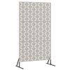 vidaXL Екран за уединение Сив 100 x 50 x 180 см Патинираща стомана