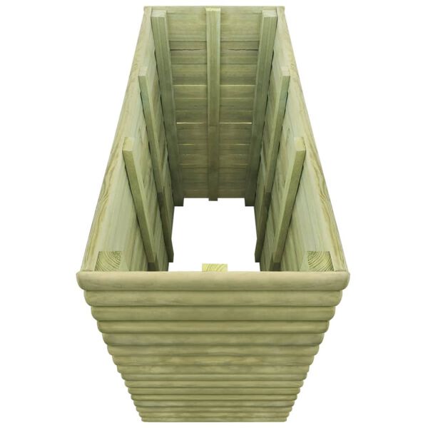 vidaXL Градинска повдигната леха, 106x56x96 см, импрегниран бор