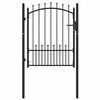 vidaXL Оградна врата с шипове EMMEN 100 x 125 cm
