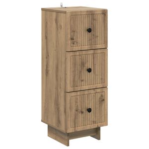 vidaXL Чекмеджетен шкаф 33 x 34,5 x 90 см Инженерна дървесина
