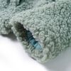 Детско яке с качулка и изкуствен косъм Teddy, мента зелено, 128