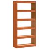 vidaXL Шкаф за книги Кафяво с восъчно покритие 80 x 30 x 167,5 см