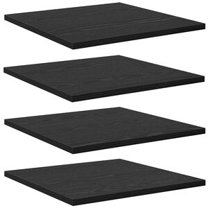 vidaXL Етажерка Борд 3 нива 4 бр. 40 x 40 x 1,5 cm Инженерна дървесина