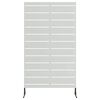 vidaXL Екран за уединение Сив 100 x 50 x 180 см Стомана