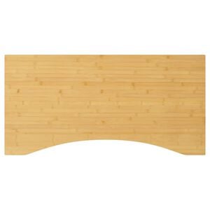 vidaXL Плот за бюро 110x55x2,5 см бамбук