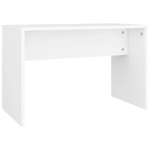 vidaXL Табуретка за тоалетка бяла 70x35x45 см инженерно дърво