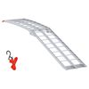 vidaXL Рампа за мотоциклети Сребристо 340 кг на брой Алуминий