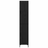 vidaXL Висок шкаф Черния дъб 34,5 x 34 x 180 см Инженерно дърво