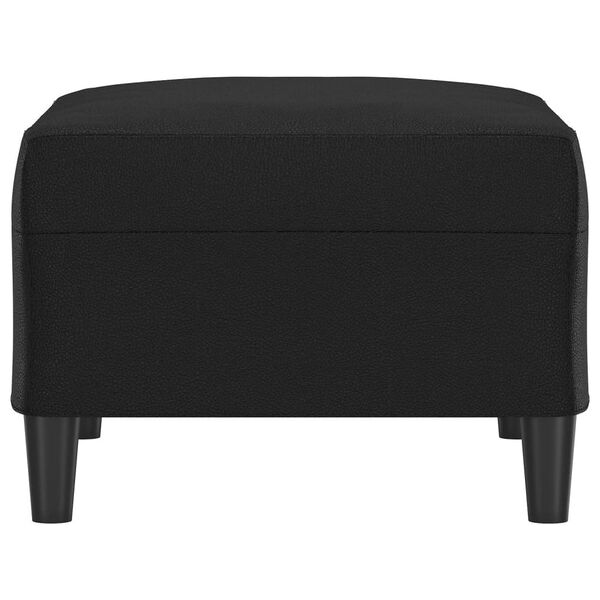 vidaXL Табуретка, черна, 70x55x41 см, изкуствена кожа