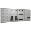 vidaXL Стенни панели за инструменти, 4 бр, 40x58 см, стомана