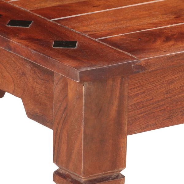 vidaXL Пейка, 110 cм, акация масив