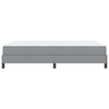 vidaXL Легло с пружинирана основа Светлосиво 140 x 200 cm текстил