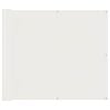 vidaXL Балконен екран Бял 100 x 1000 cm Оксфордска тъкан