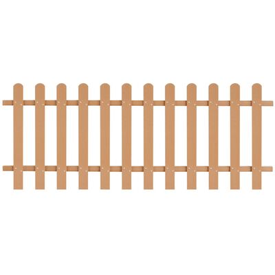 vidaXL Дъсчена ограда, WPC, 200x80 см