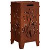 vidaXL Огнище Ръждясало 47 x 38 x 75 см Кортенова стомана